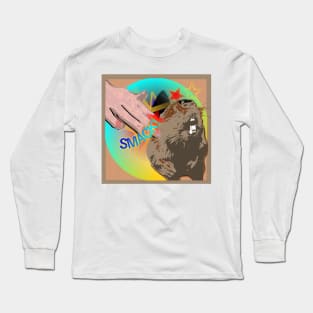 Smack the beaver! Long Sleeve T-Shirt